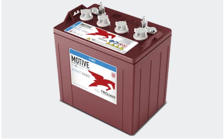 Trojan T-890 8V FLOODED LEAD ACID BATTERY